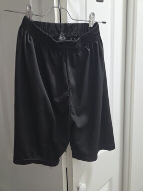Boy's Black Athletic Shorts - Classic Elastic Waist